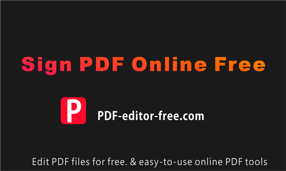 sign online a pdf free